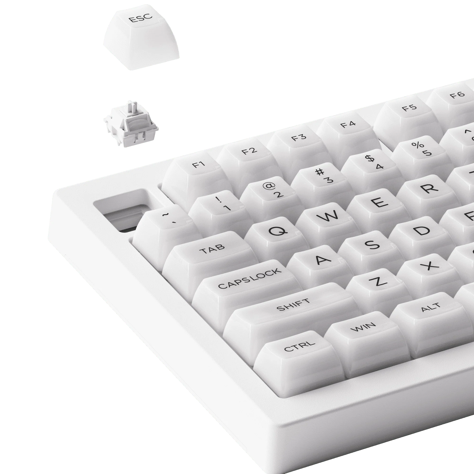 5075B Plus ASA Clear Mechanical Keyboard - Image 6