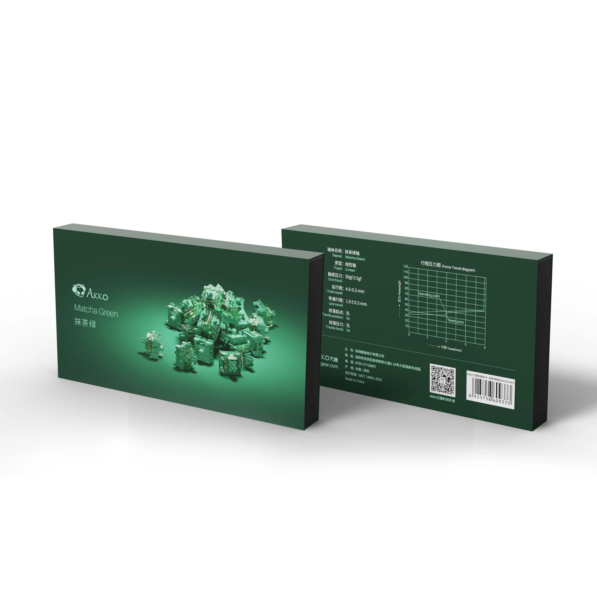 CS Matcha Green Switch (Lubed, 45pcs) - Image 7