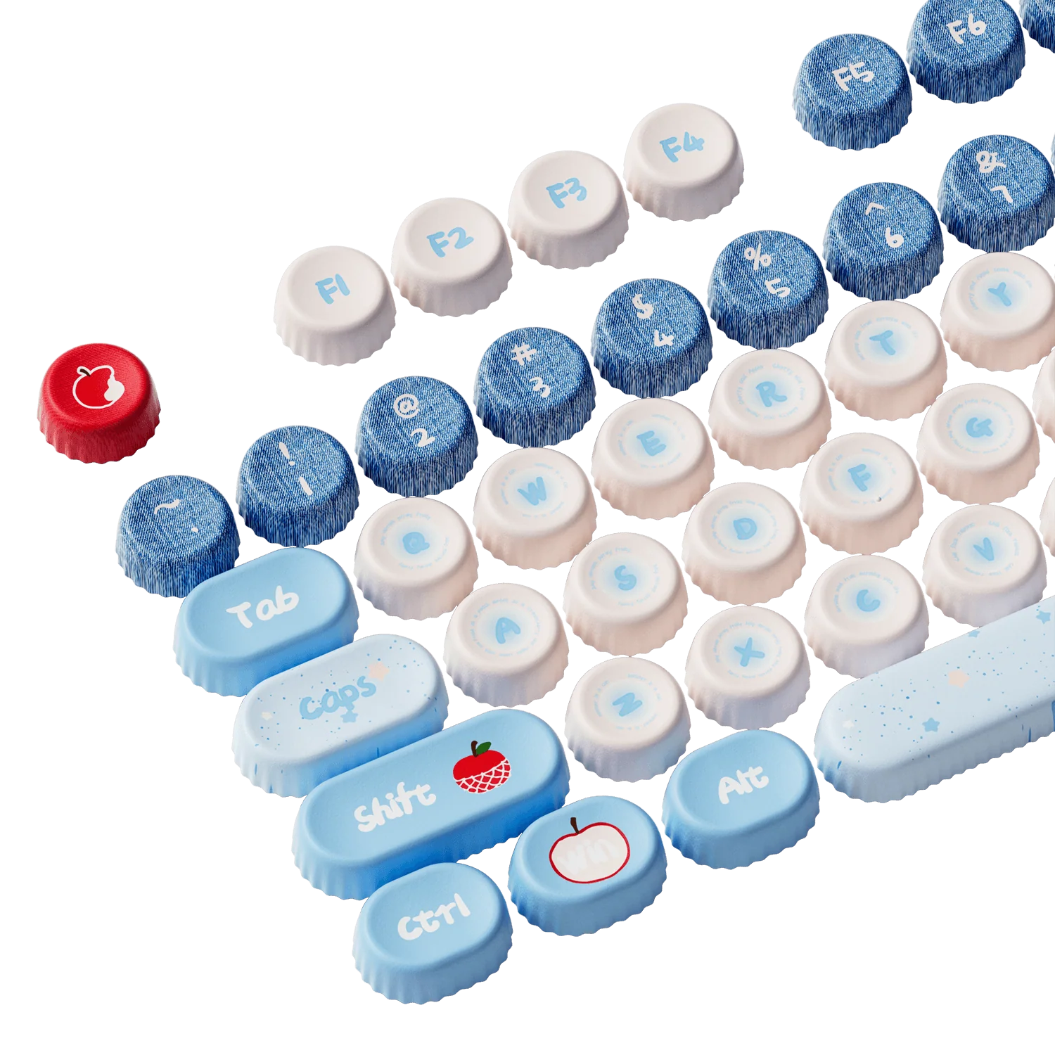 Apple Wave BottleCap Keycaps Set (131-key) - Image 10