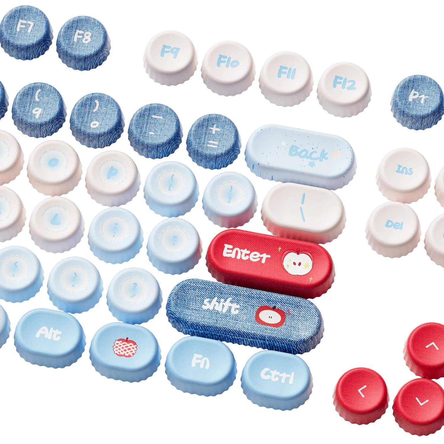 Apple Wave BottleCap Keycaps Set (131-key) - Image 11