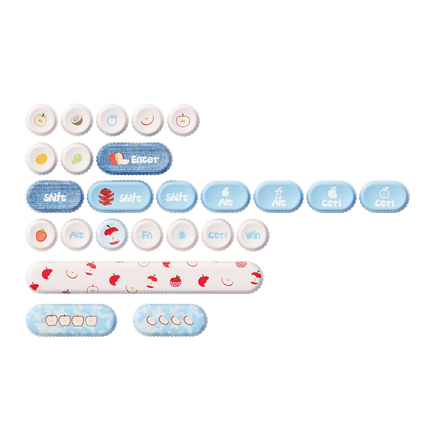 Apple Wave BottleCap Keycaps Set (131-key) - Image 12