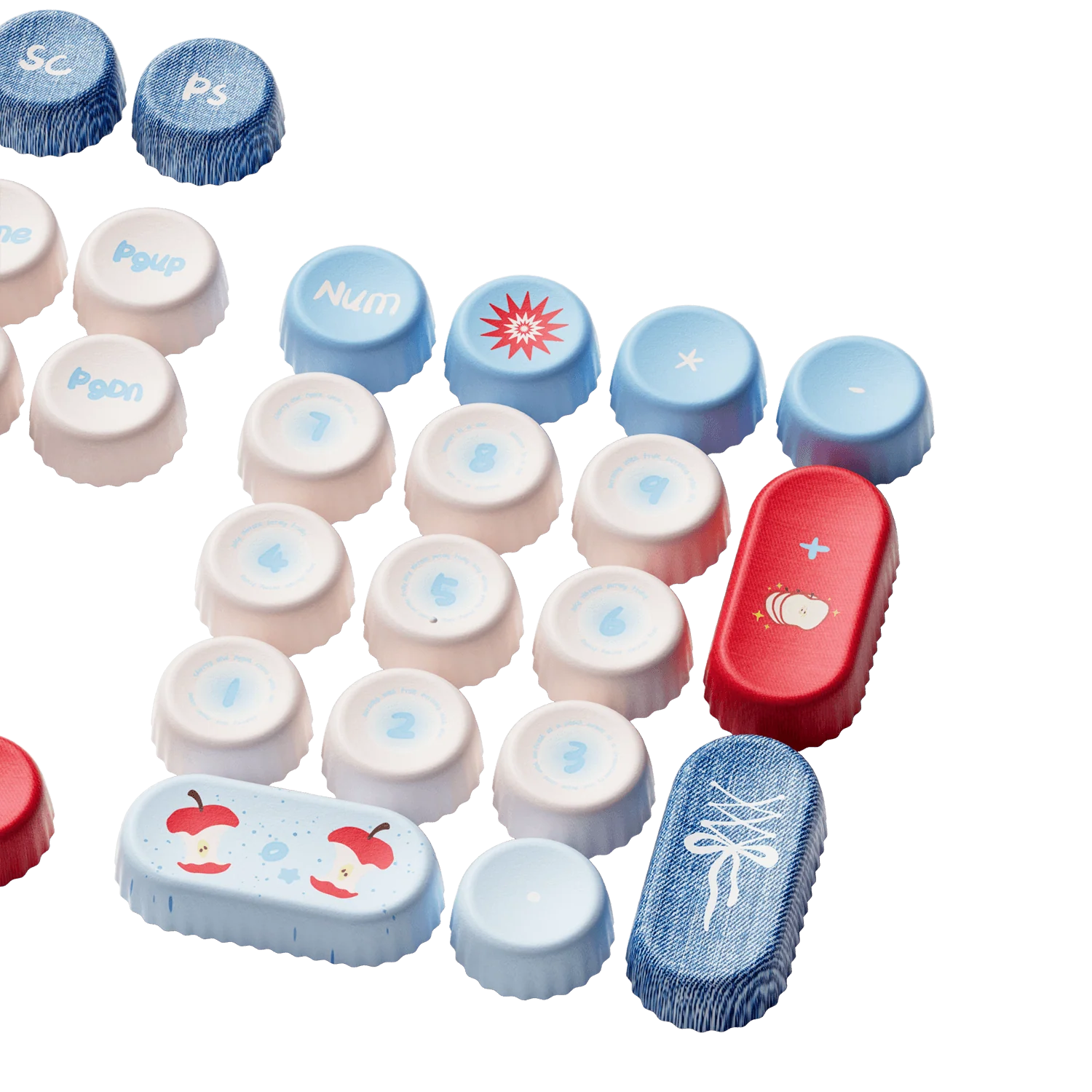 Apple Wave BottleCap Keycaps Set (131-key) - Image 9