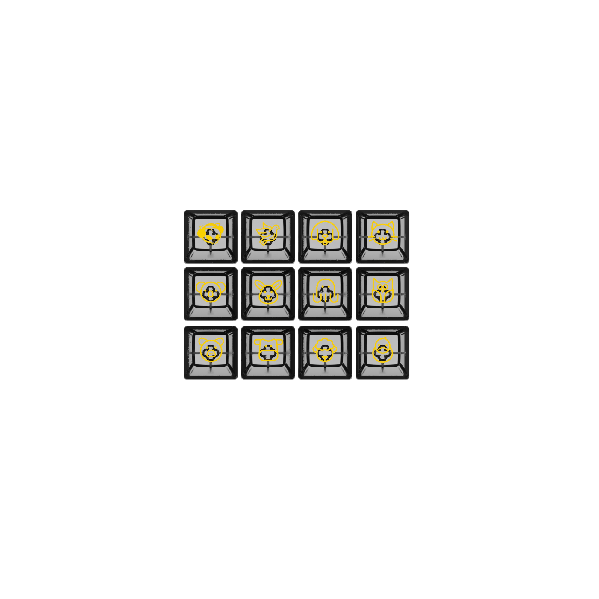 ASA Clear Keycap Set (155-Key) - Image 16