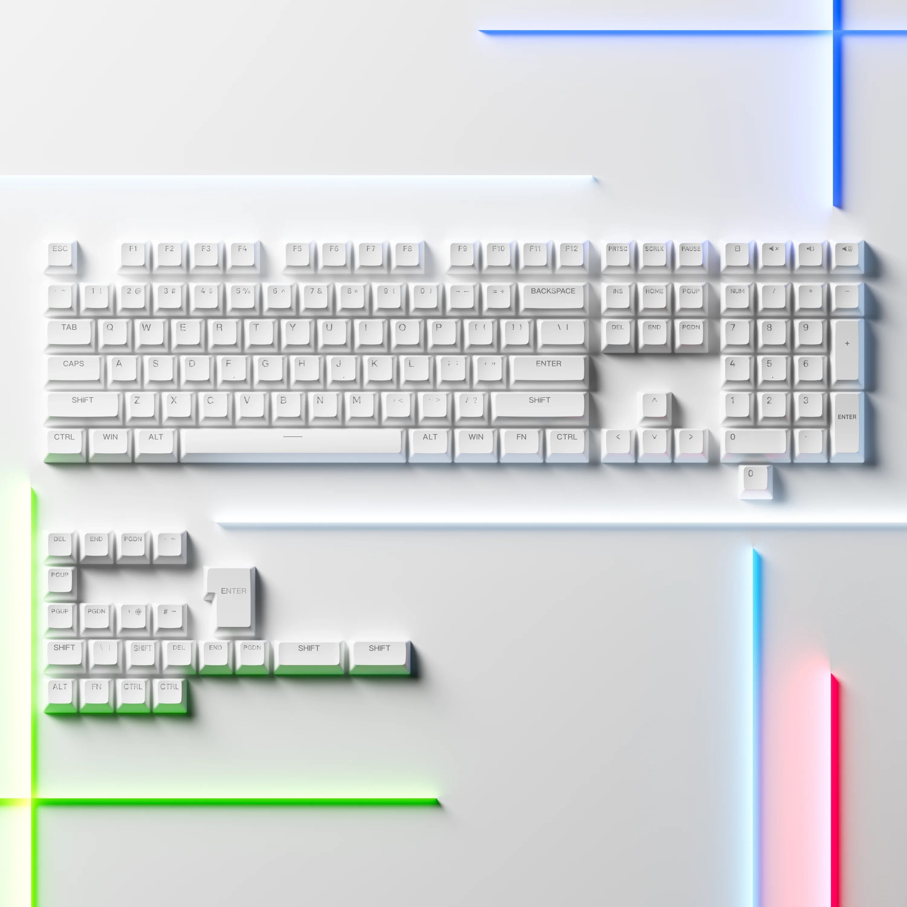 ASA Shine-Through Keycap Set (131-Key) - Image 4