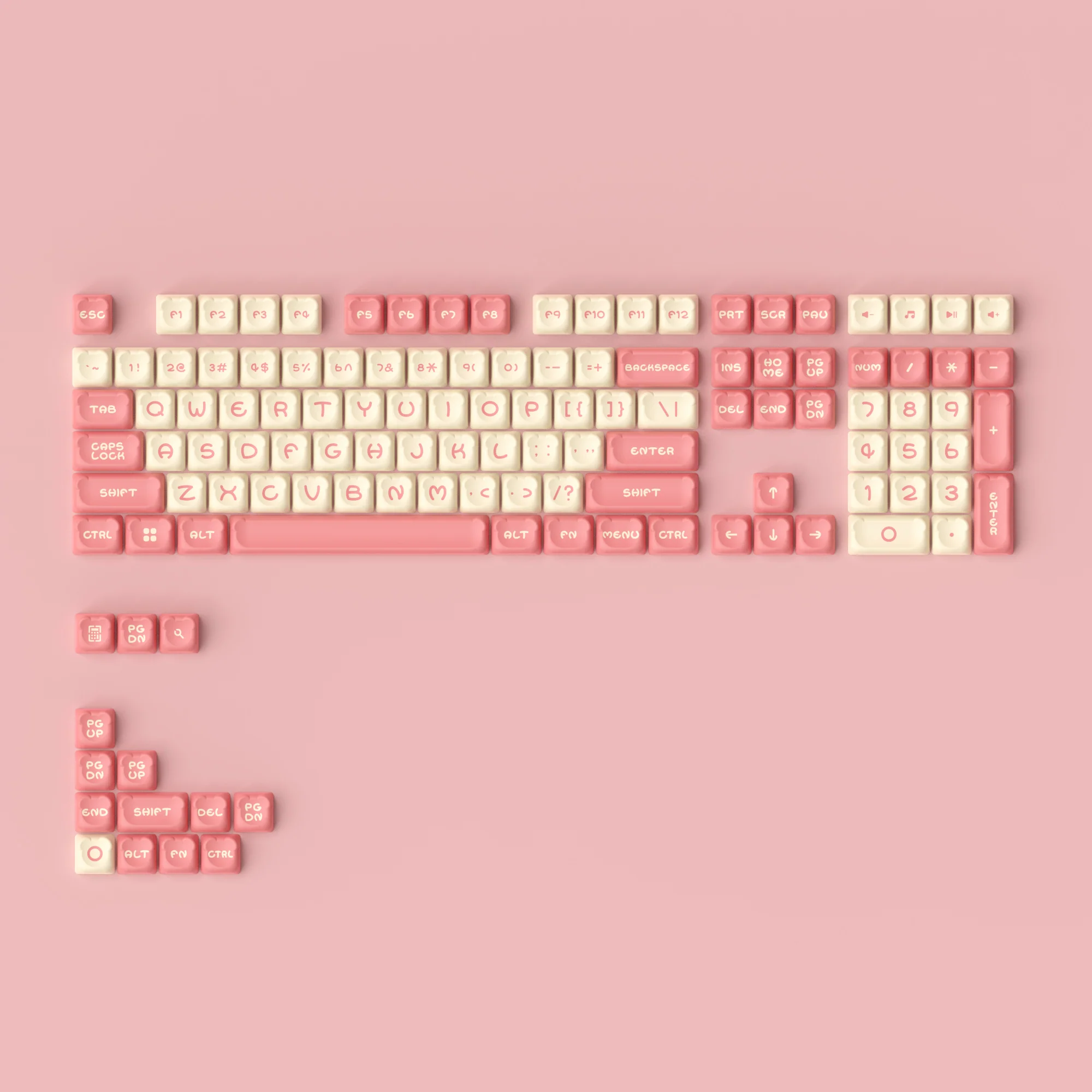 Bear Theme Keycap Set (122-Key) - Image 3