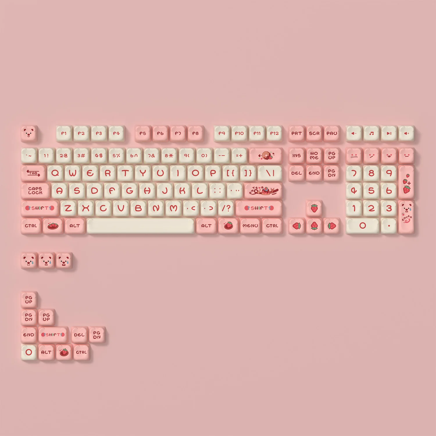 Bear Theme Keycap Set (122-Key) - Image 5