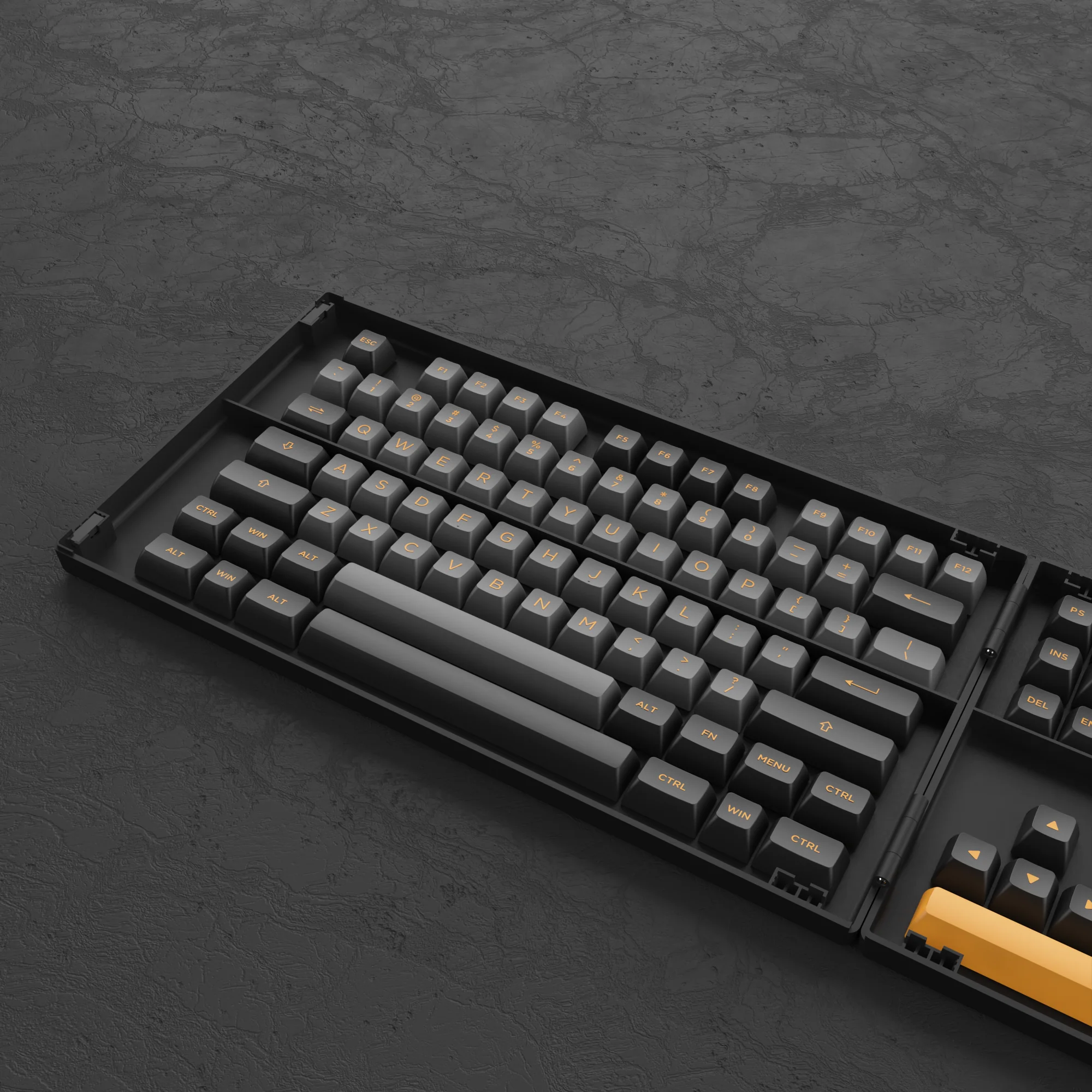 Black & Bronze Keycap Set (158-key) - Image 7