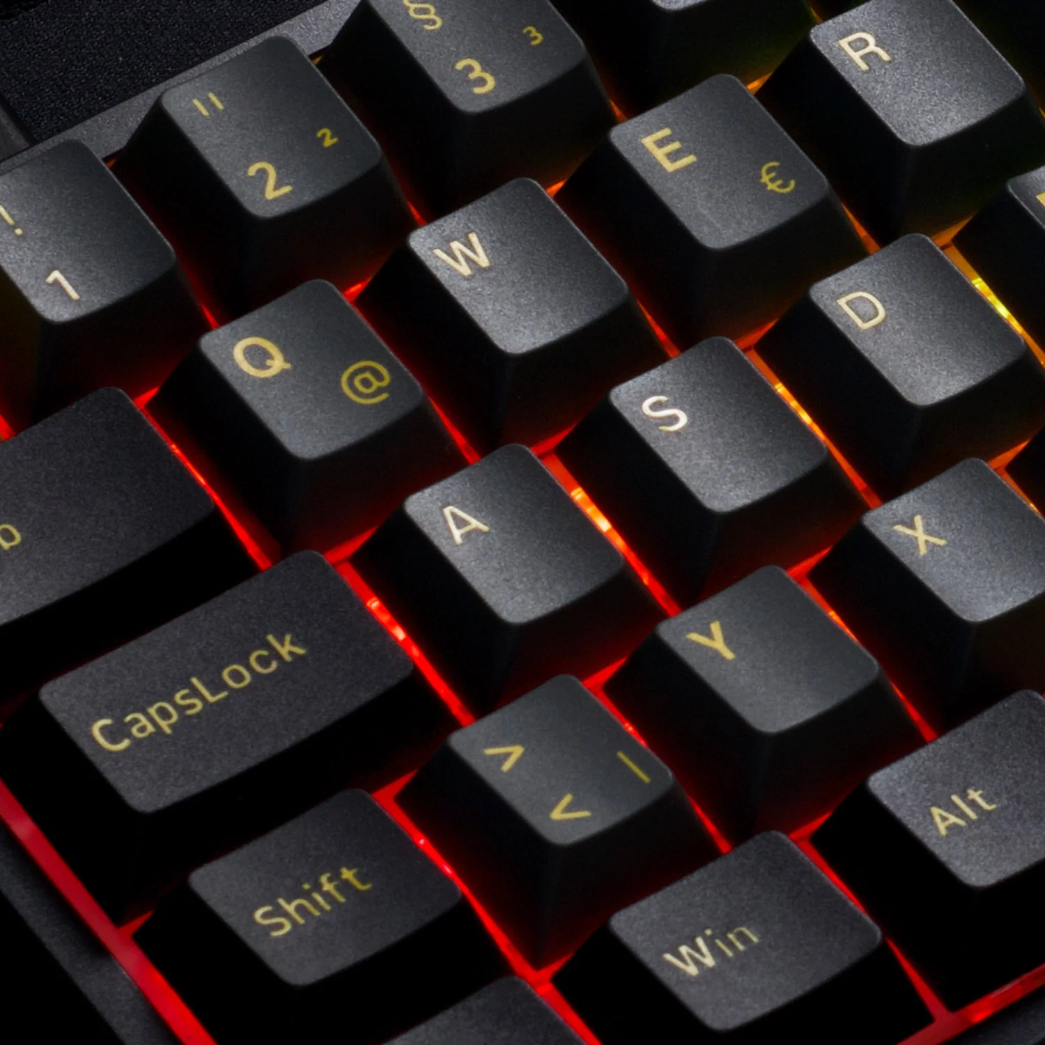 Black & Gold ISO DE Keycap Set (69-key) - Image 10