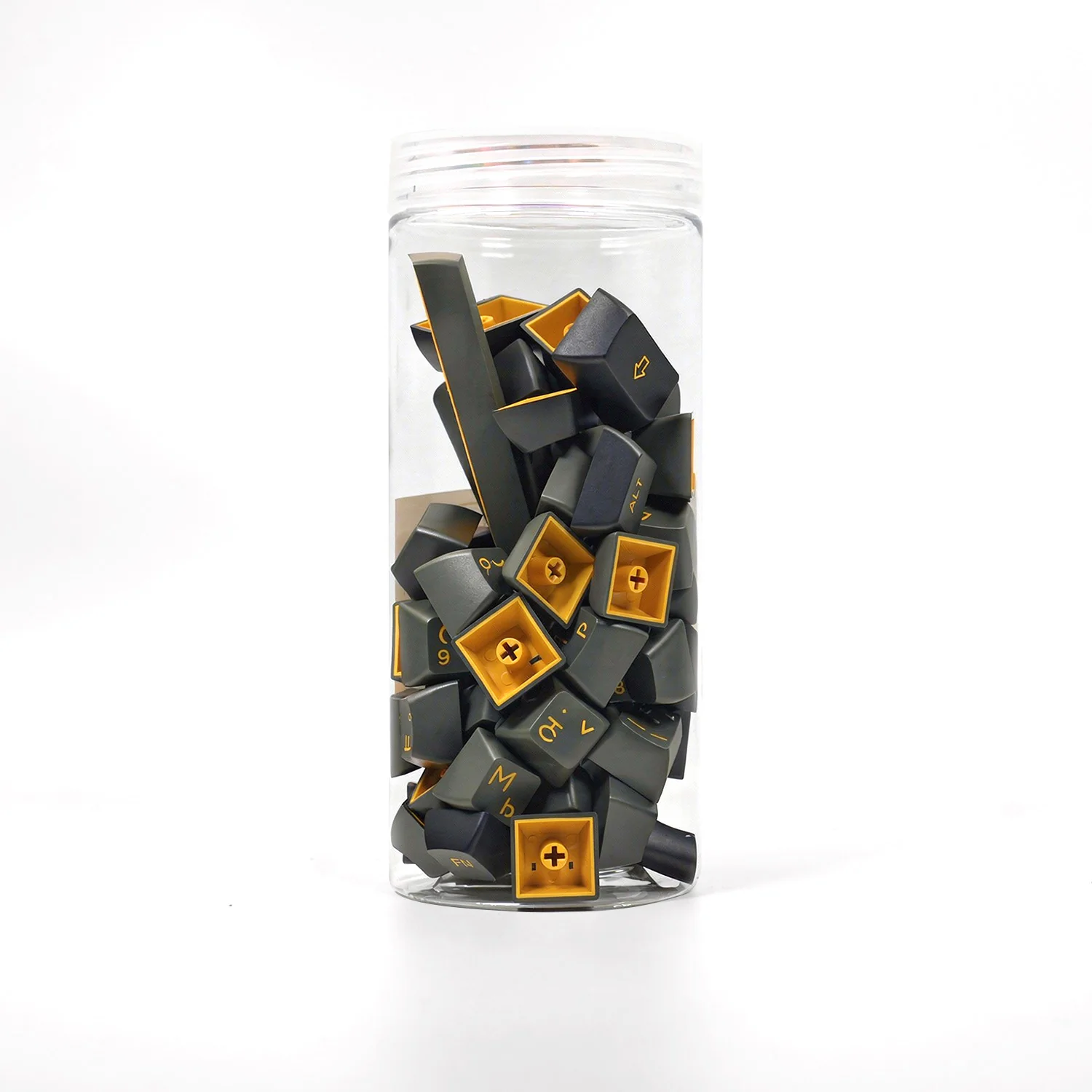 Black & Gold Cyrillic Keycap Set (68-key) - Image 5