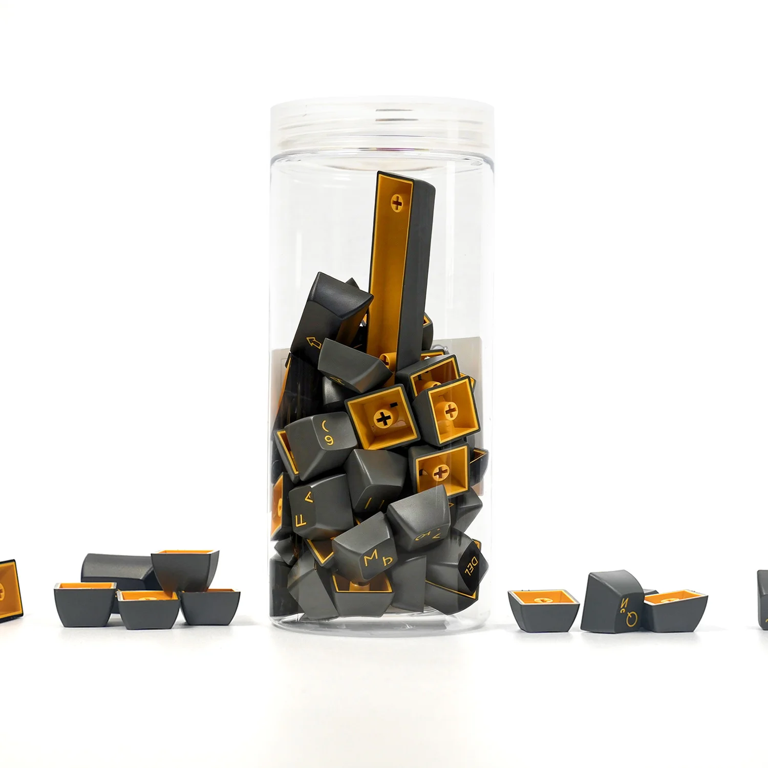 Black & Gold Cyrillic Keycap Set (68-key) - Image 6