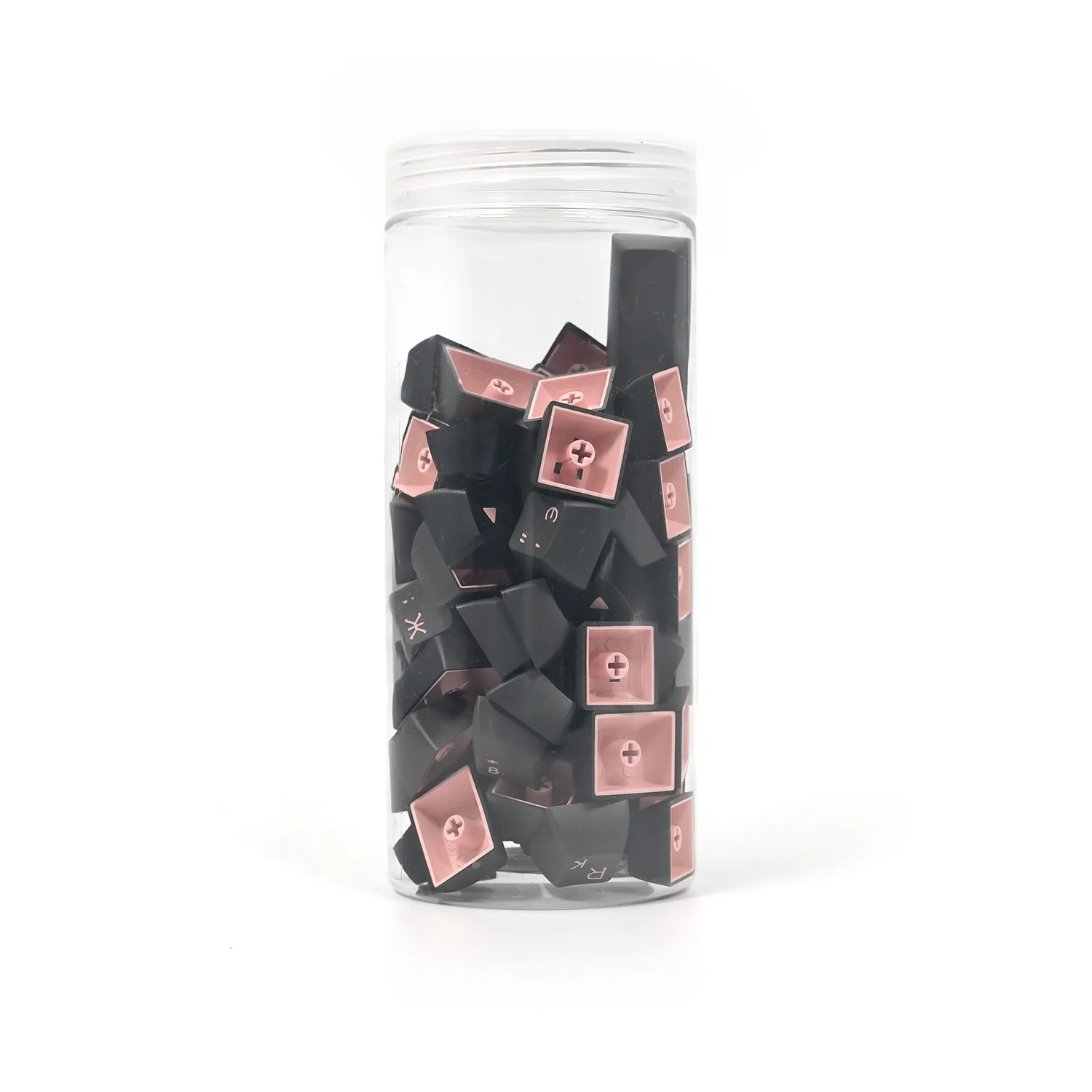 Black & Pink Cyrillic Keycap Set (68-key) - Image 4
