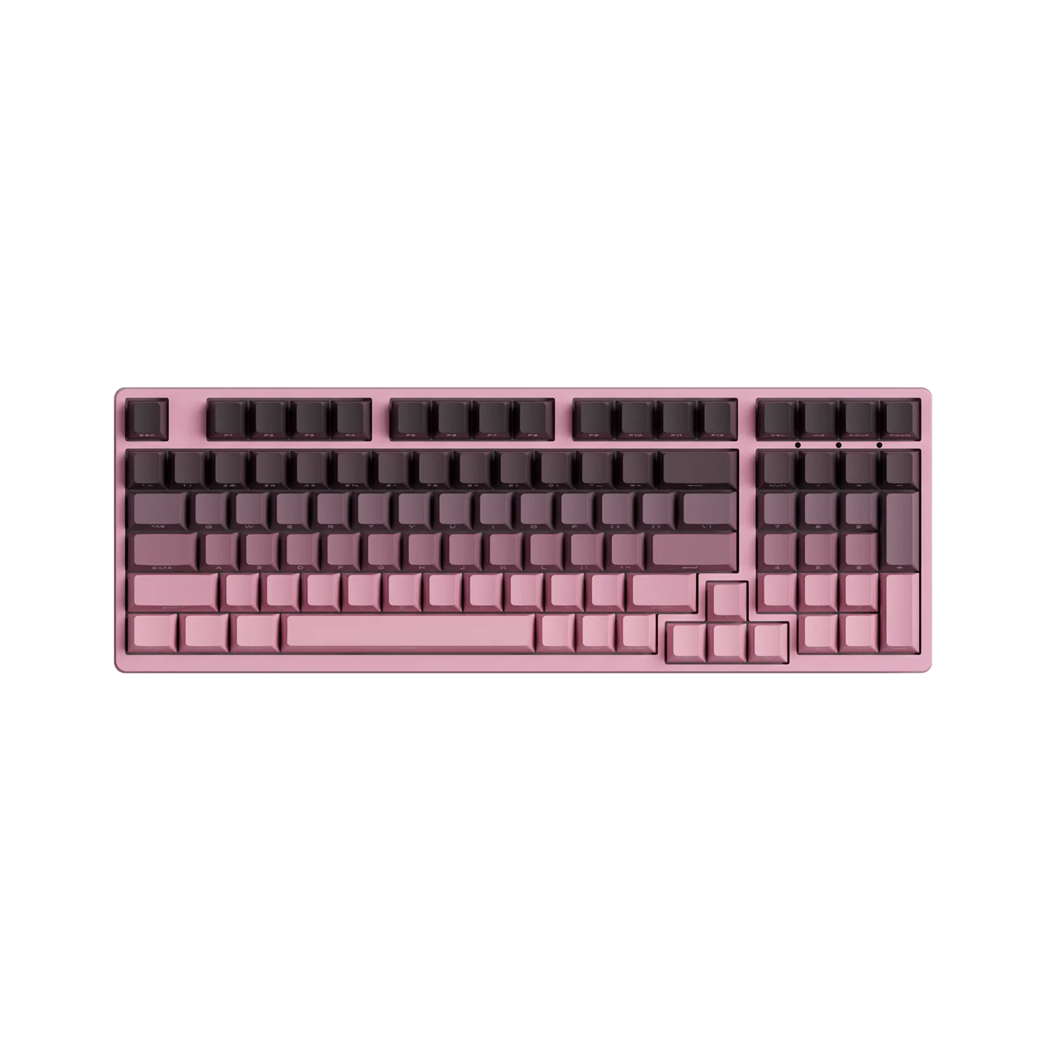Black & Pink Gradient Keycap Set (135-Key) - Image 7