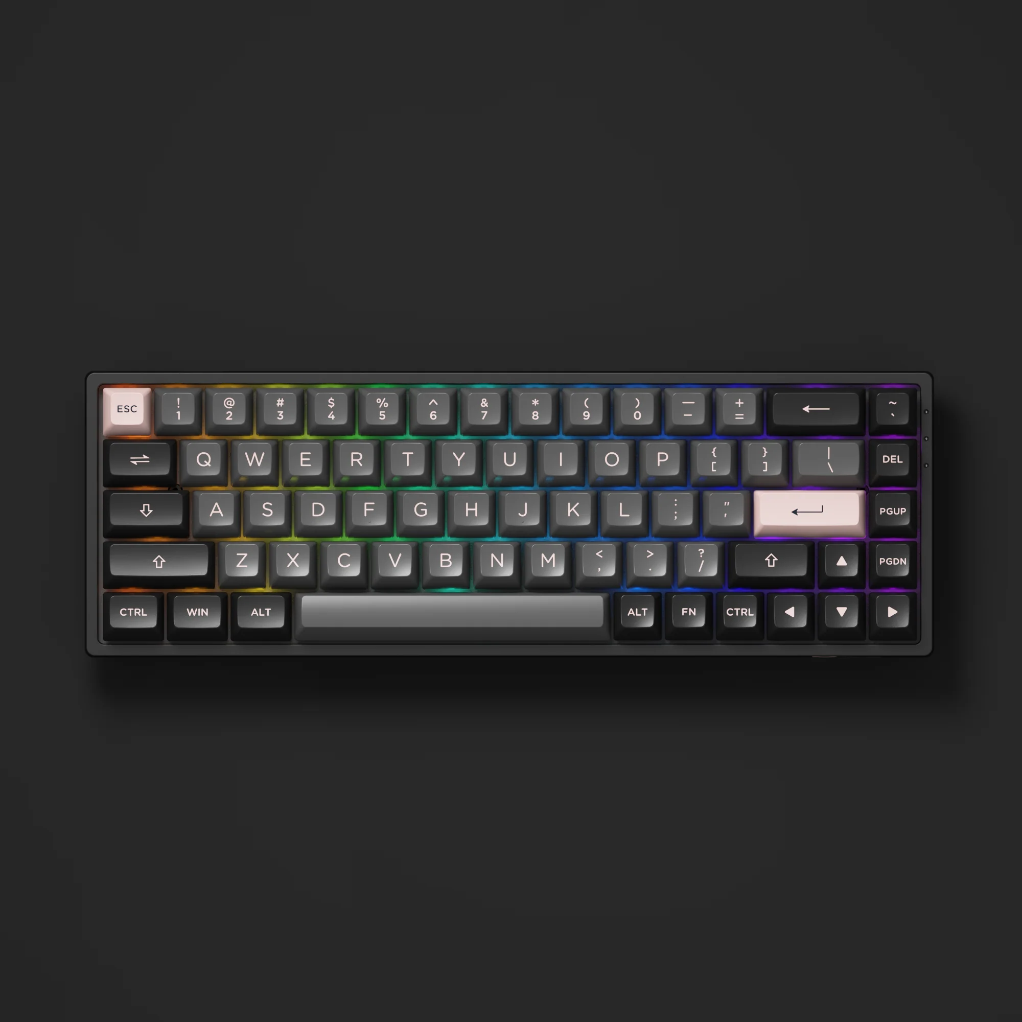 Black & Pink Keycap-Set (158-Key) - Image 2