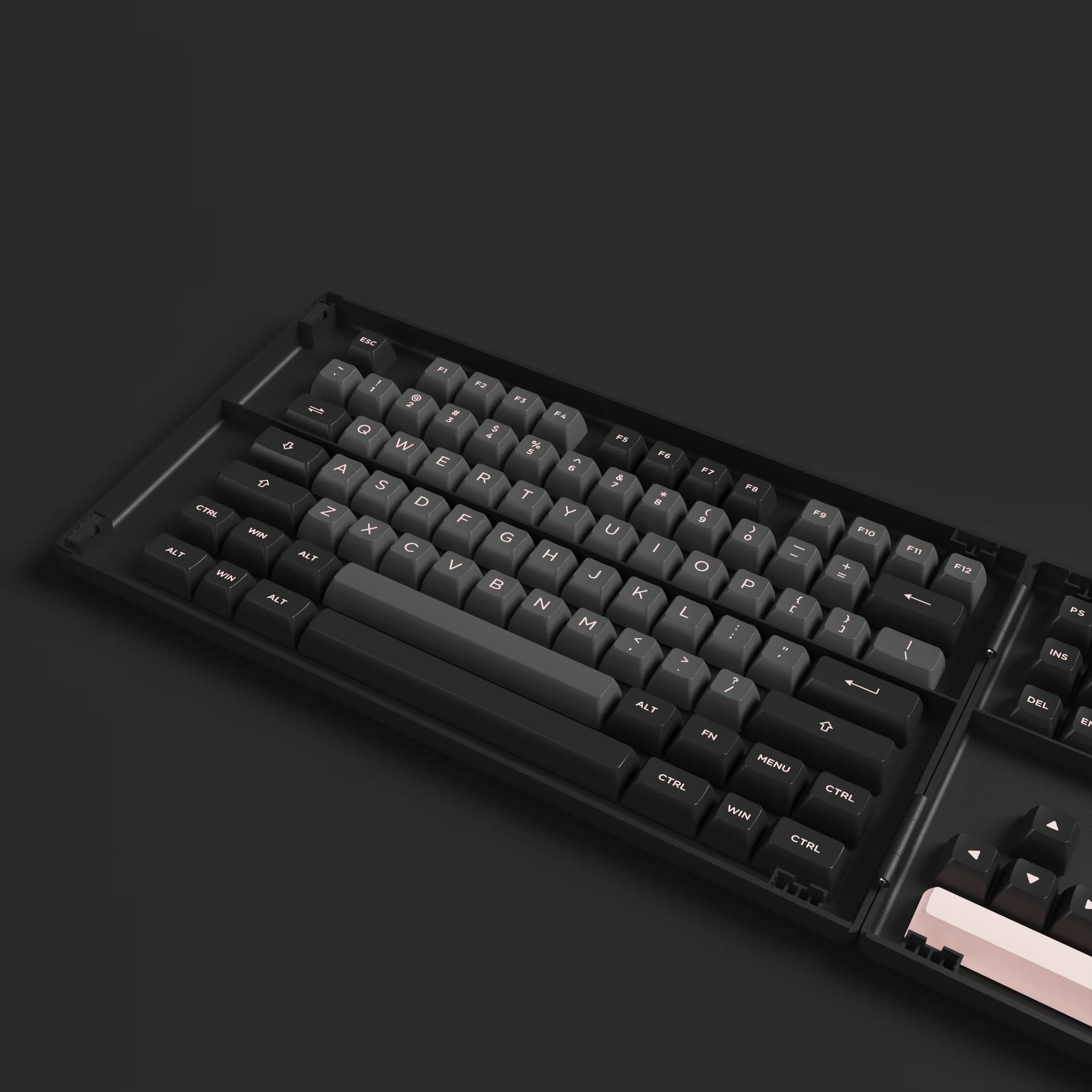 Black & Pink Keycap-Set (158-Key) - Image 8