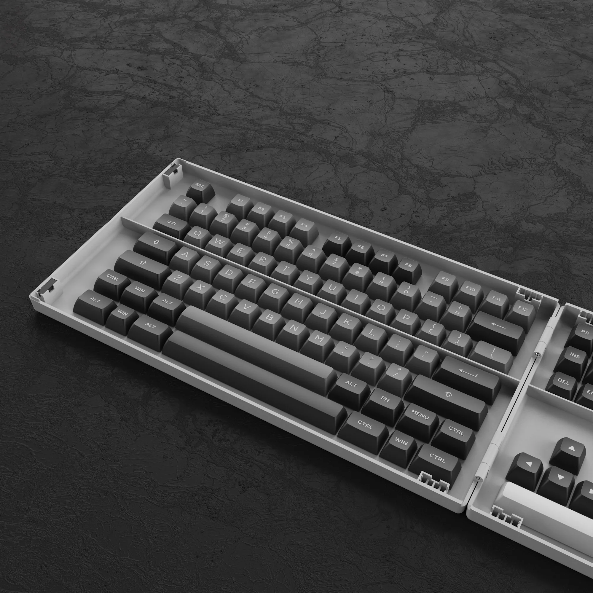 Black & Silver Keycap Set(197-Key) - Image 8