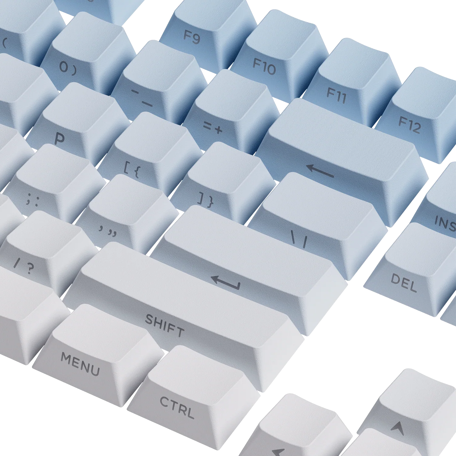 Blue Gradient Keycap Set (135-Key) - Image 3