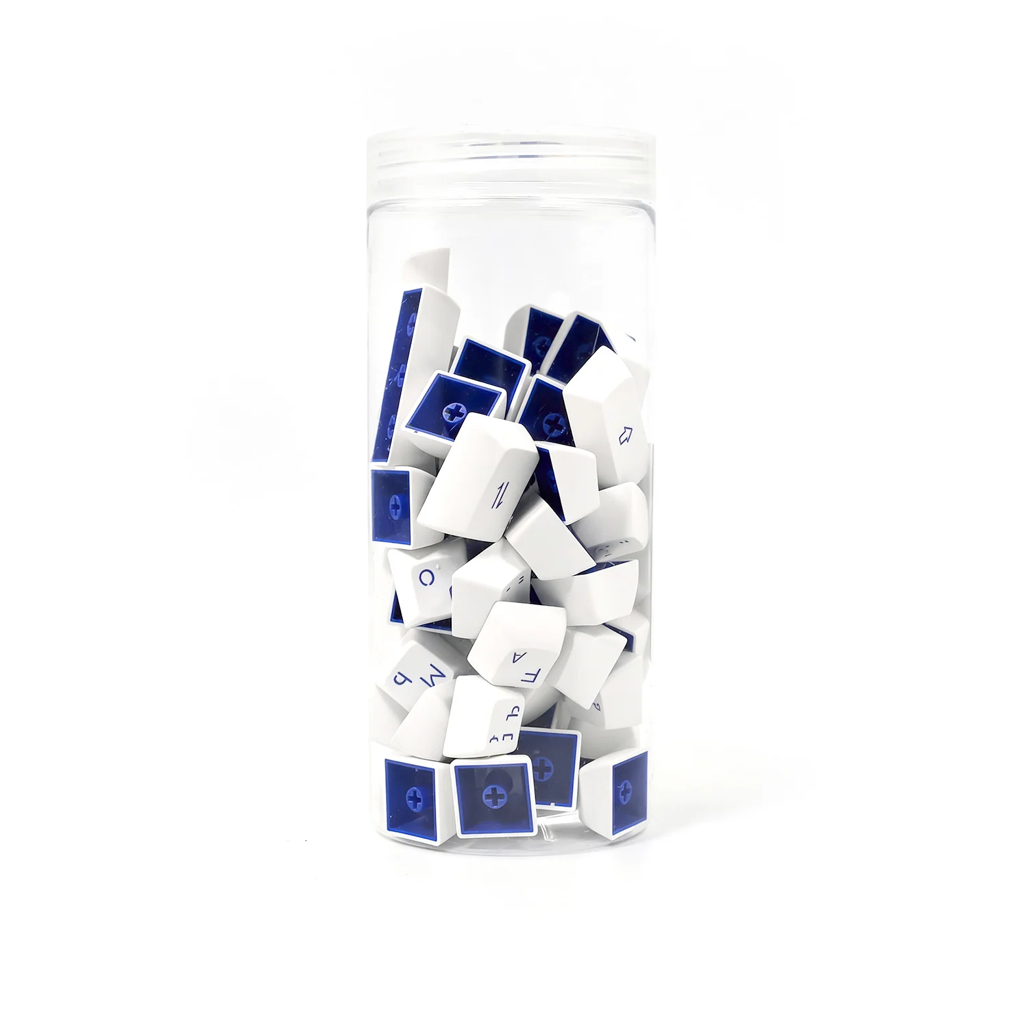 Blue on White Cyrillic Keycap Set (68-key) - Image 4