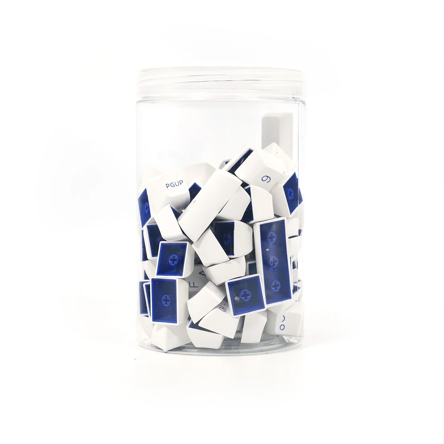 Blue on White Cyrillic Keycap Set (97-key) - Image 3