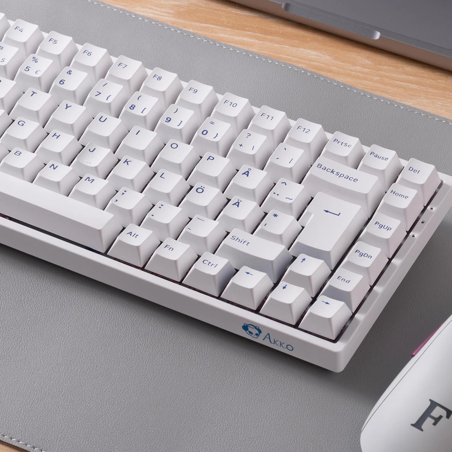 Blue on White ISO Nordic Keycap Set (91-key) - Image 11
