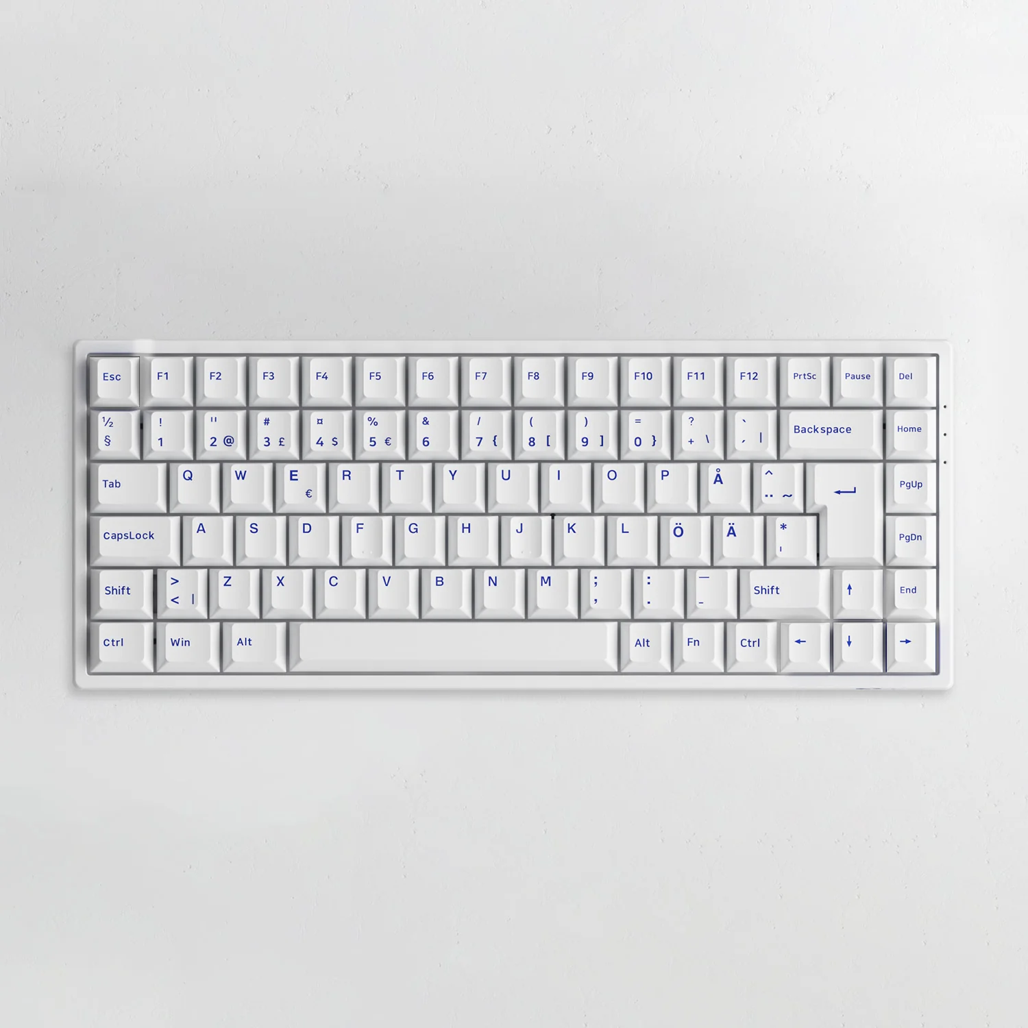 Blue on White ISO Nordic Keycap Set (91-key) - Image 12
