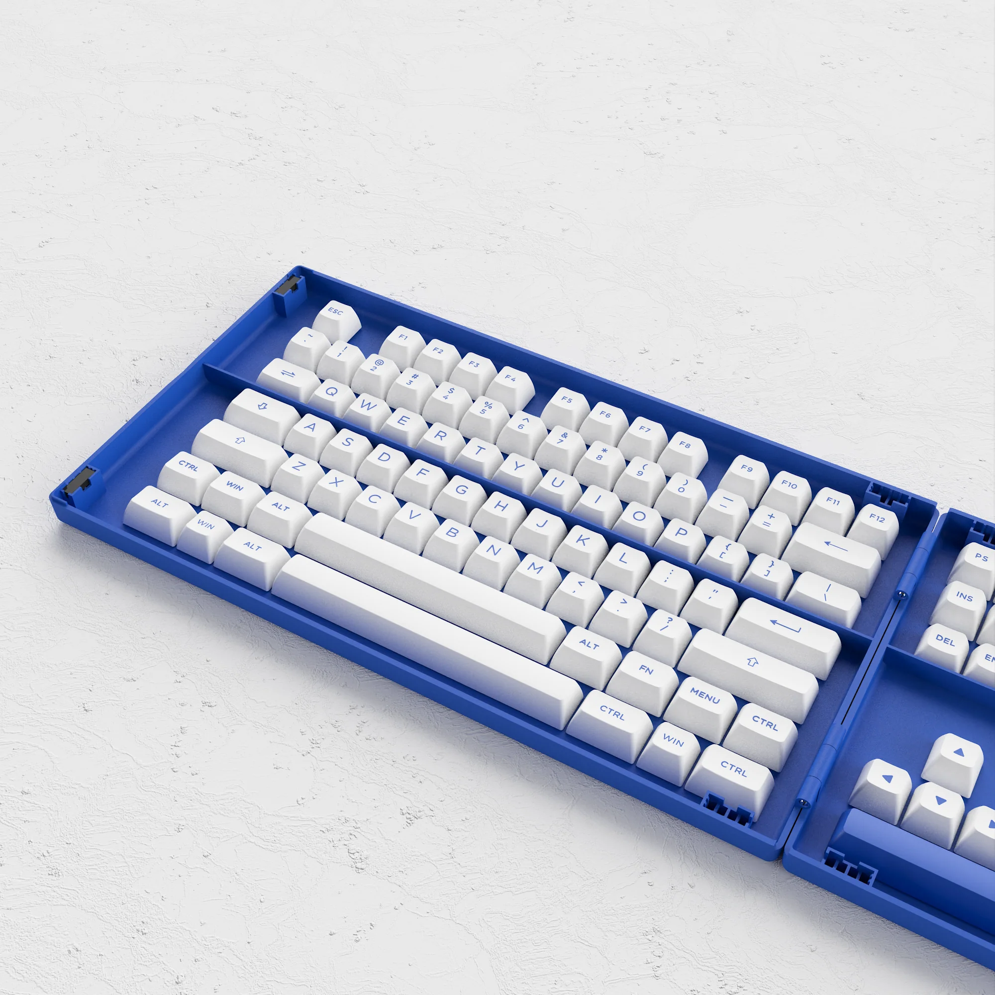 Blue on White Keycap Set (197-Key) - Image 7