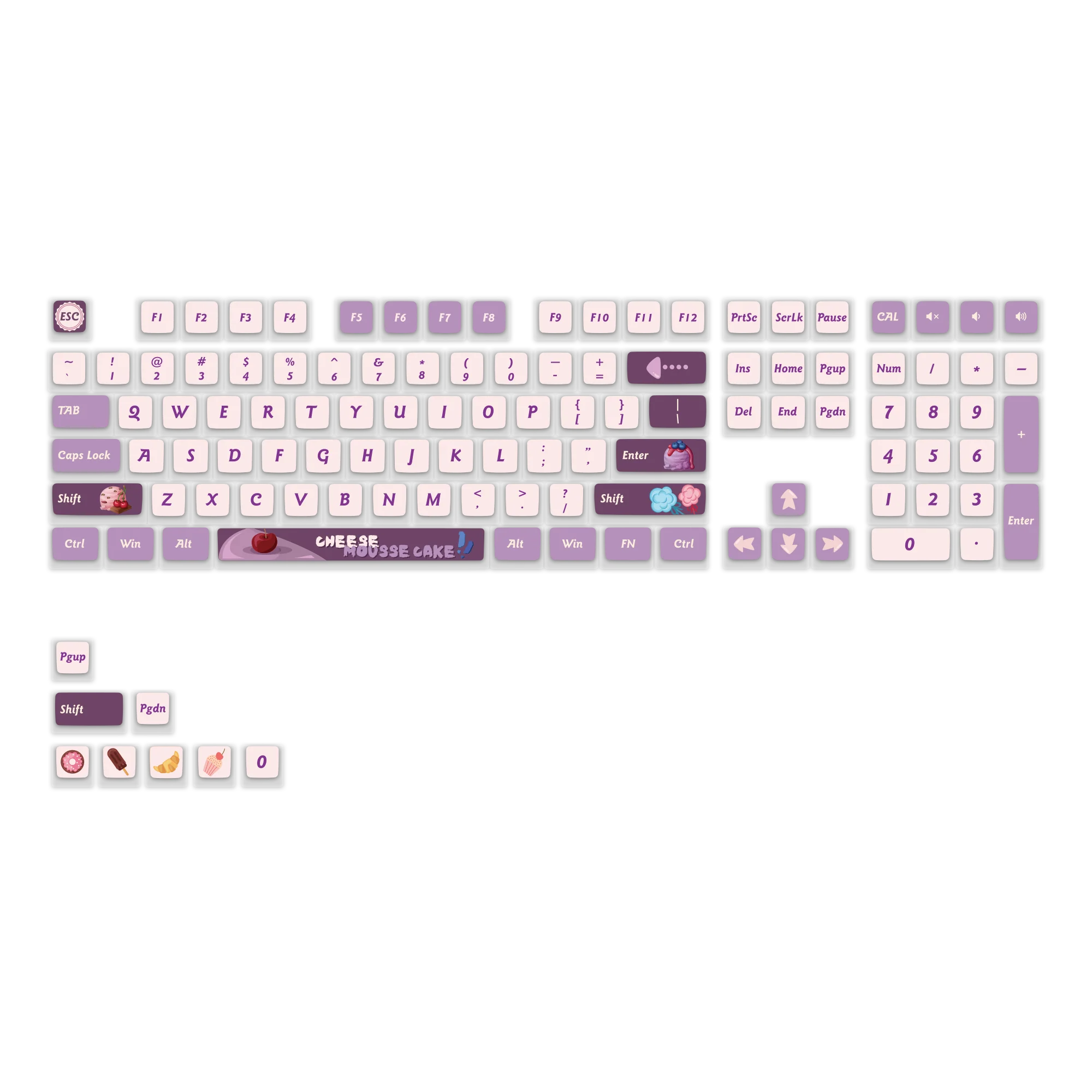 Blueberry Grape Jam Keycap Set (116-key)