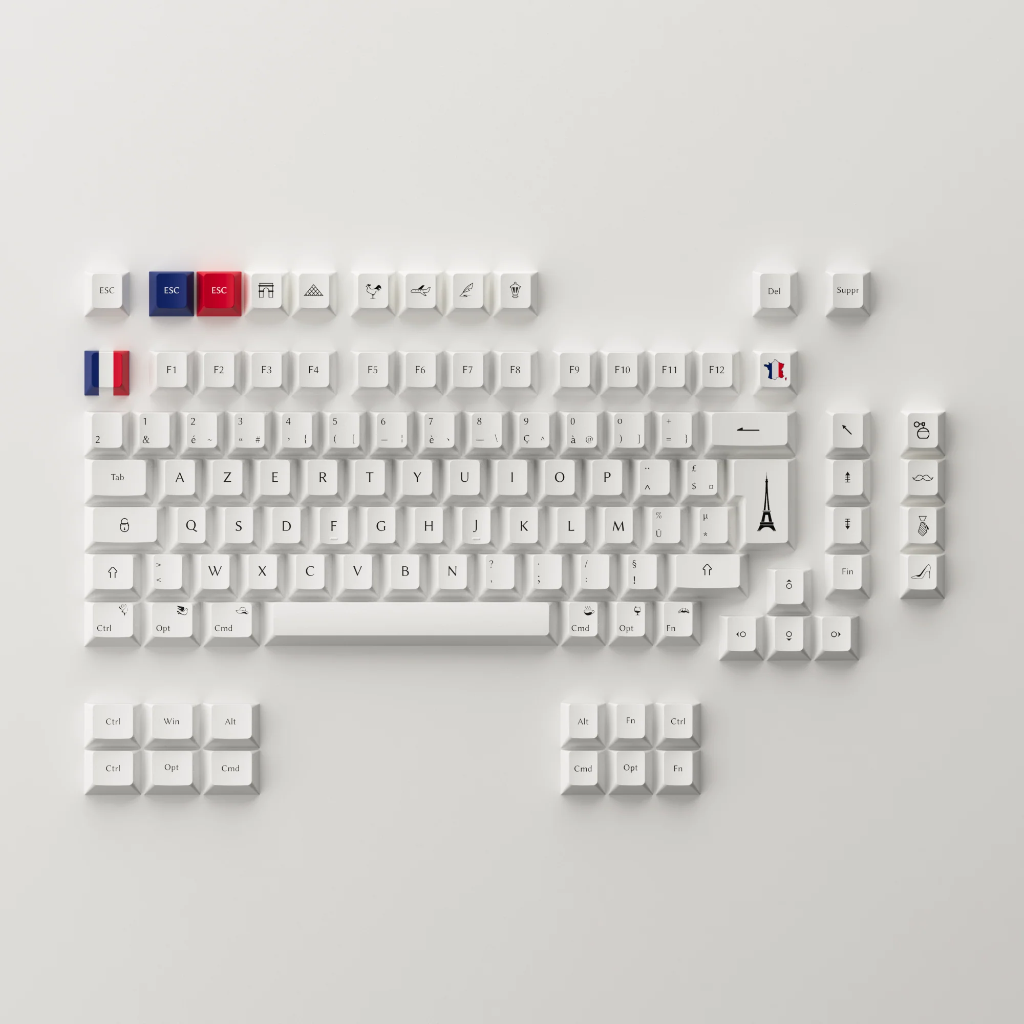 BOW ISO FR AZERTY Keycap Set (110-key) - Image 3
