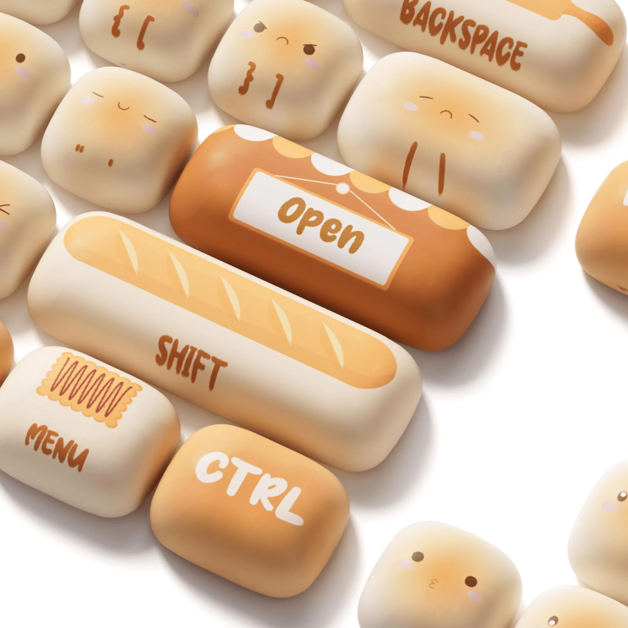 Bun Wonderland Keycap Set (138-key) - Image 9