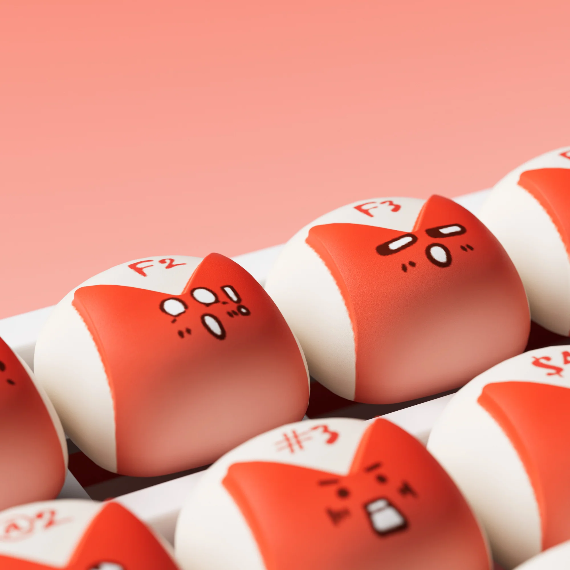 Bunny Apple Keycap Set (137-key) - Image 6