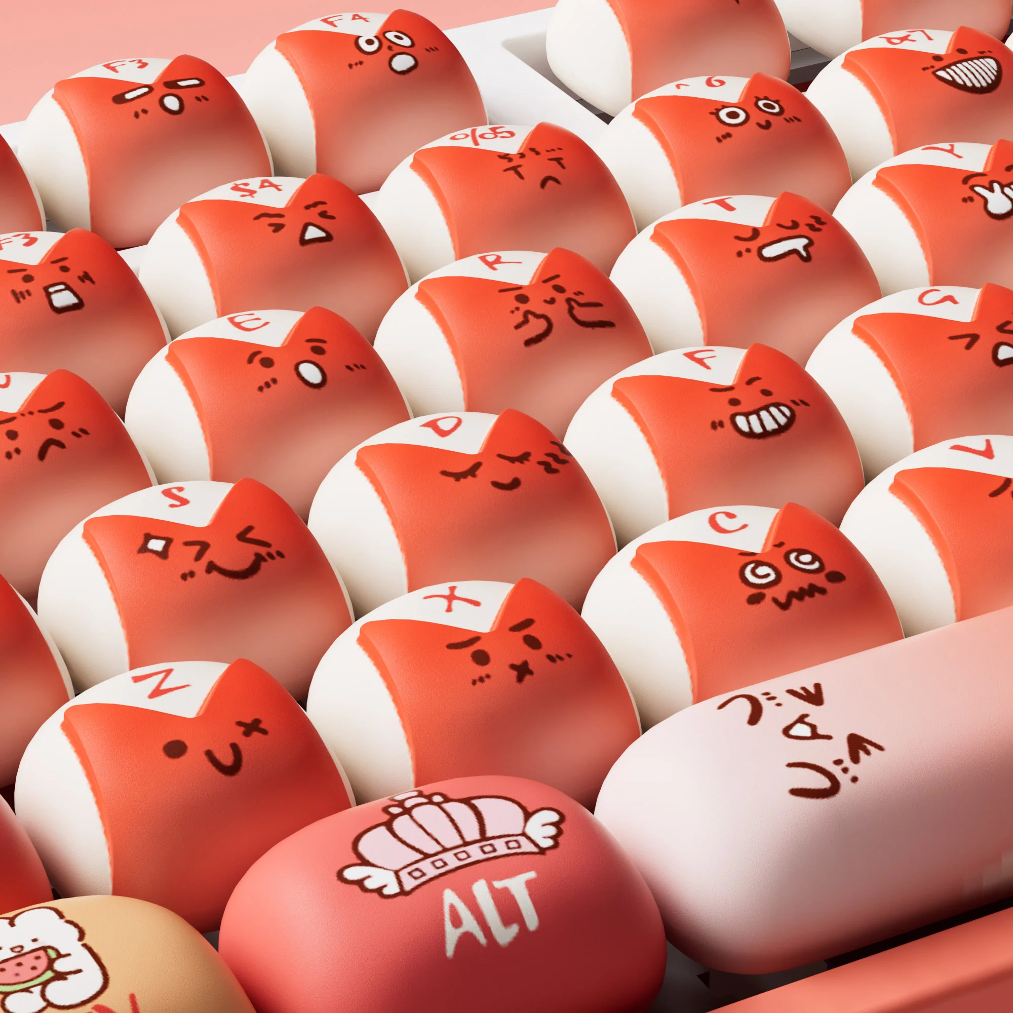 Bunny Apple Keycap Set (137-key) - Image 8