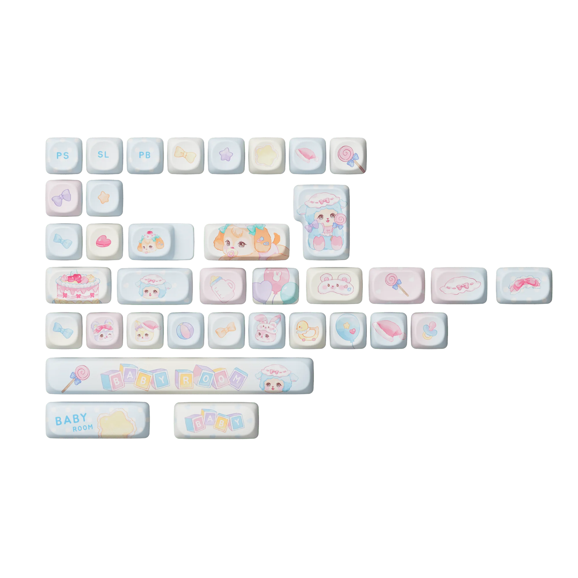 Butterfly Fantasy Keycap Set (140-key) - Image 5