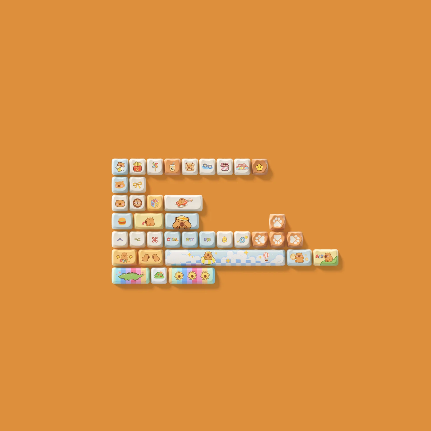 Capybara Keycap Set (142-key) - Image 15