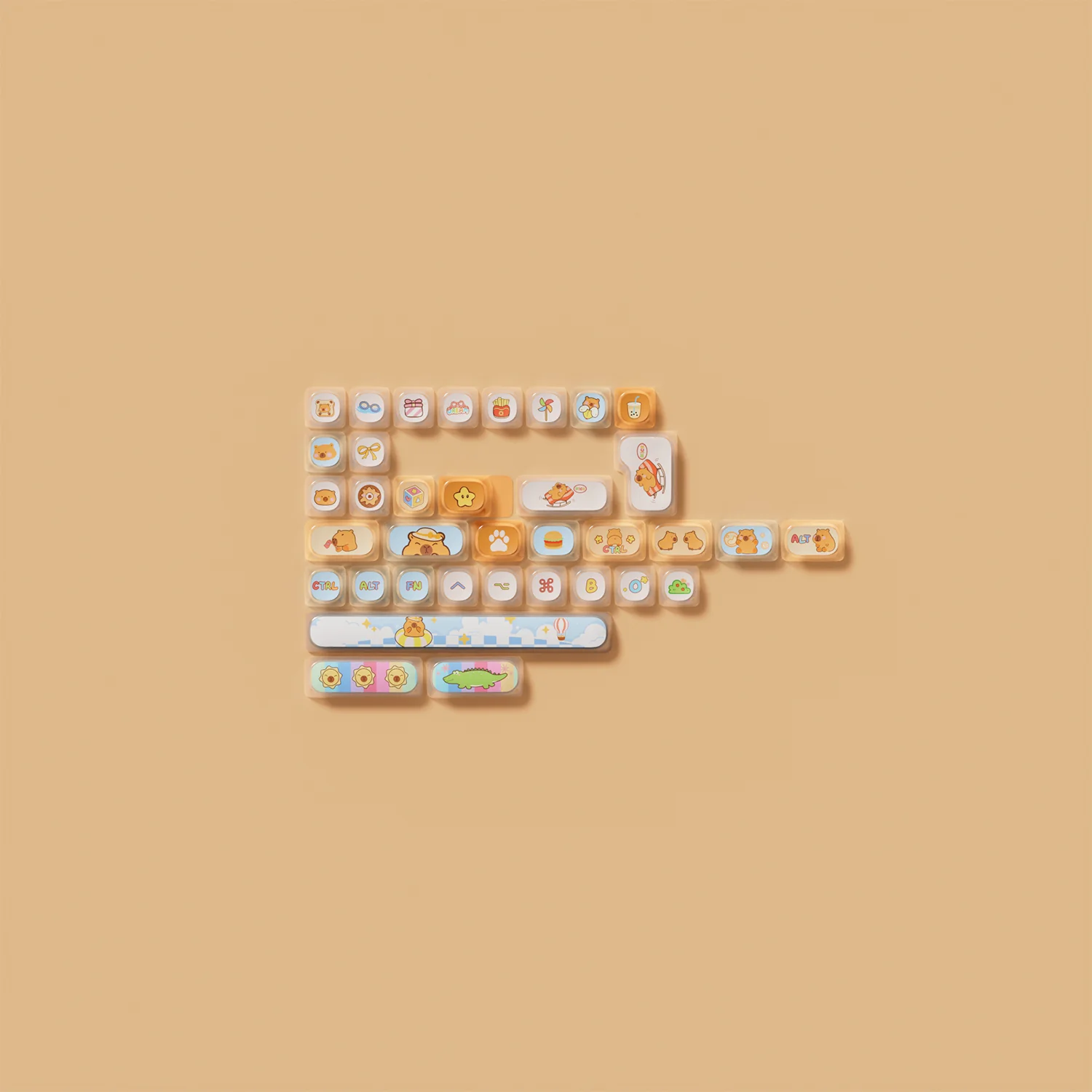 Capybara Keycap Set (142-key) - Image 5