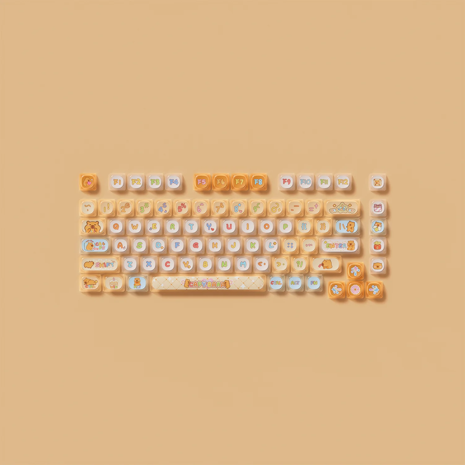 Capybara Keycap Set (142-key) - Image 7