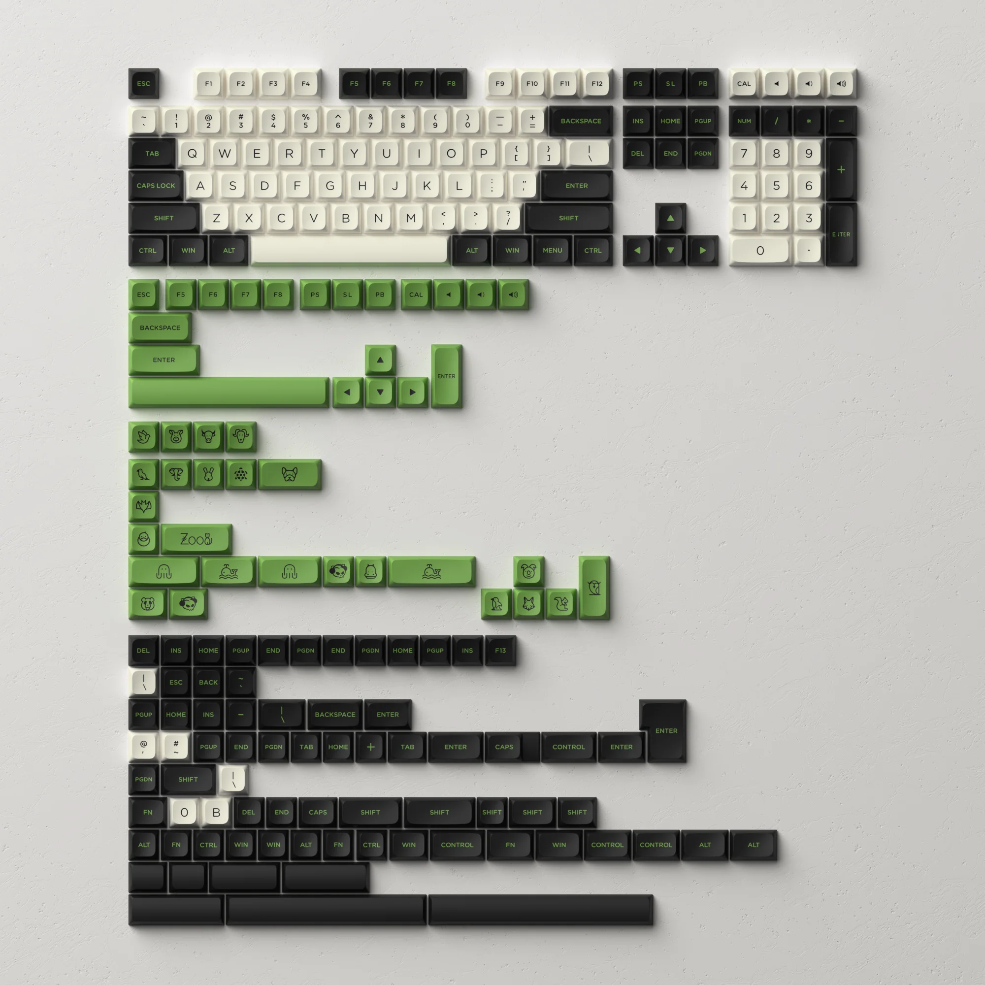 Carolina Blue Keycap Set(227-Key) - Image 24