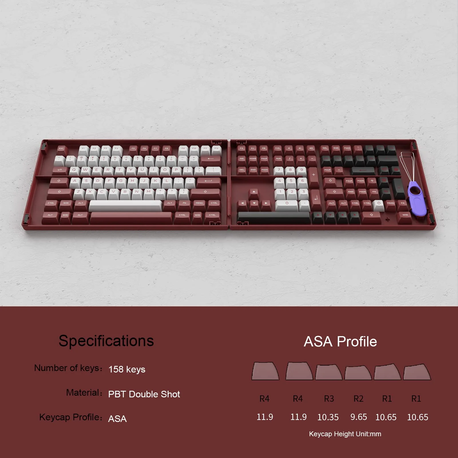 Chicago Theme Keycap Set (158-key) - Image 8