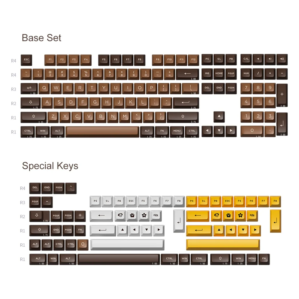 Chocolate Keycap Set(178-key) - Image 4