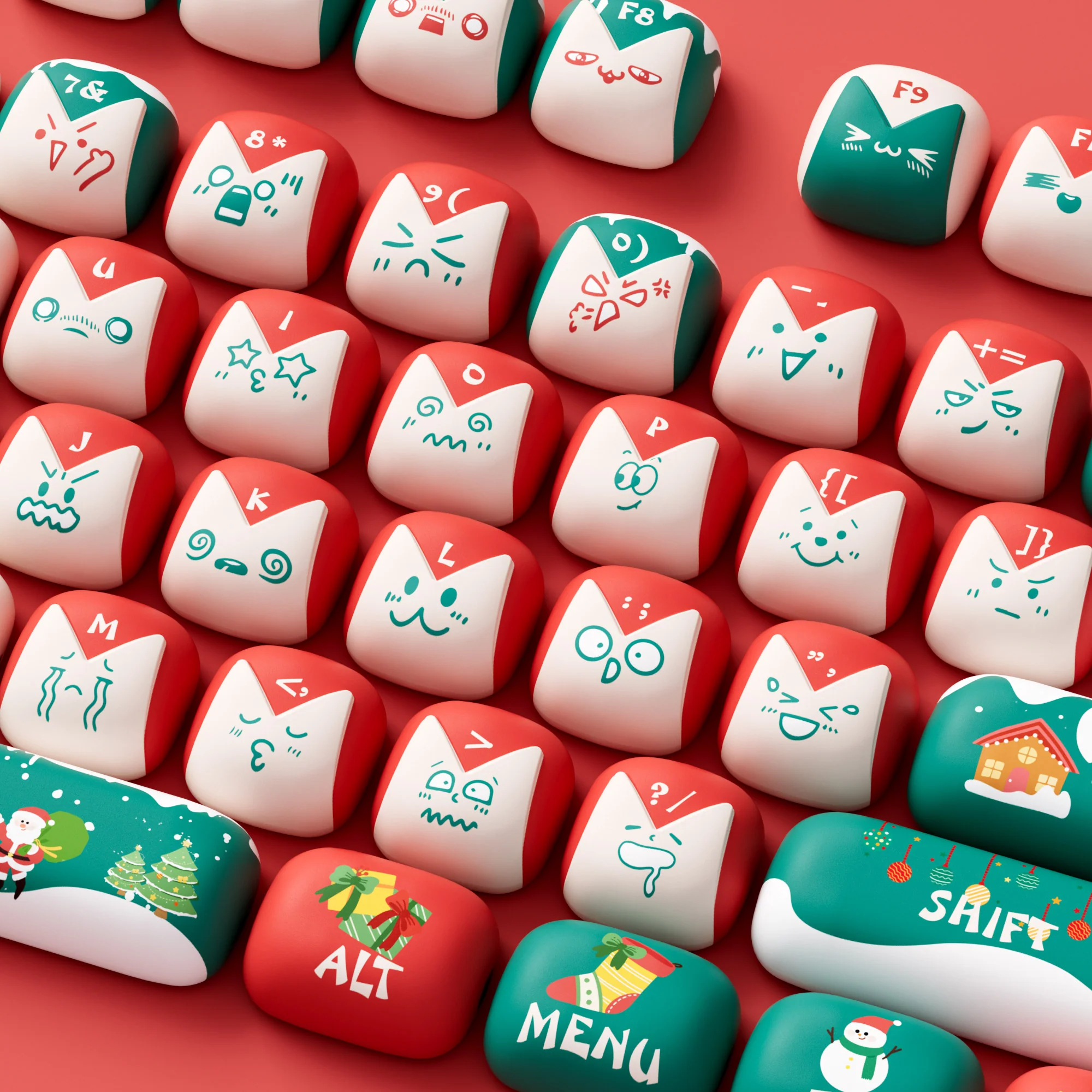 Christmas Fantasy Keycap Set (137-key) - Image 11