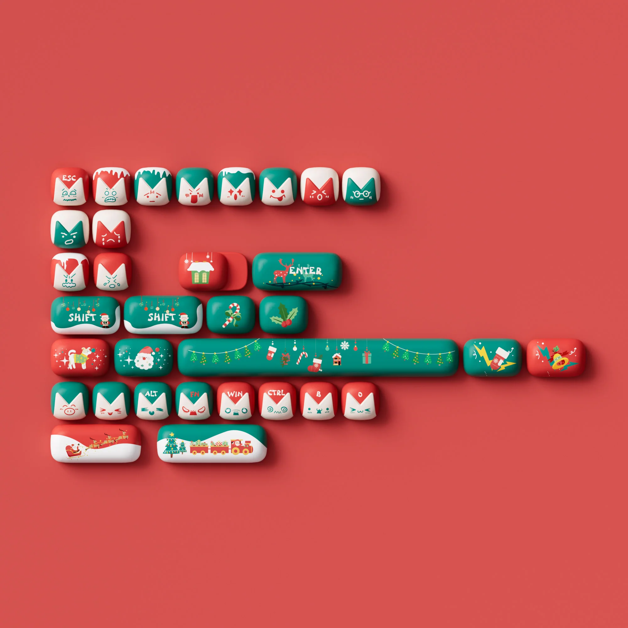 Christmas Fantasy Keycap Set (137-key) - Image 12