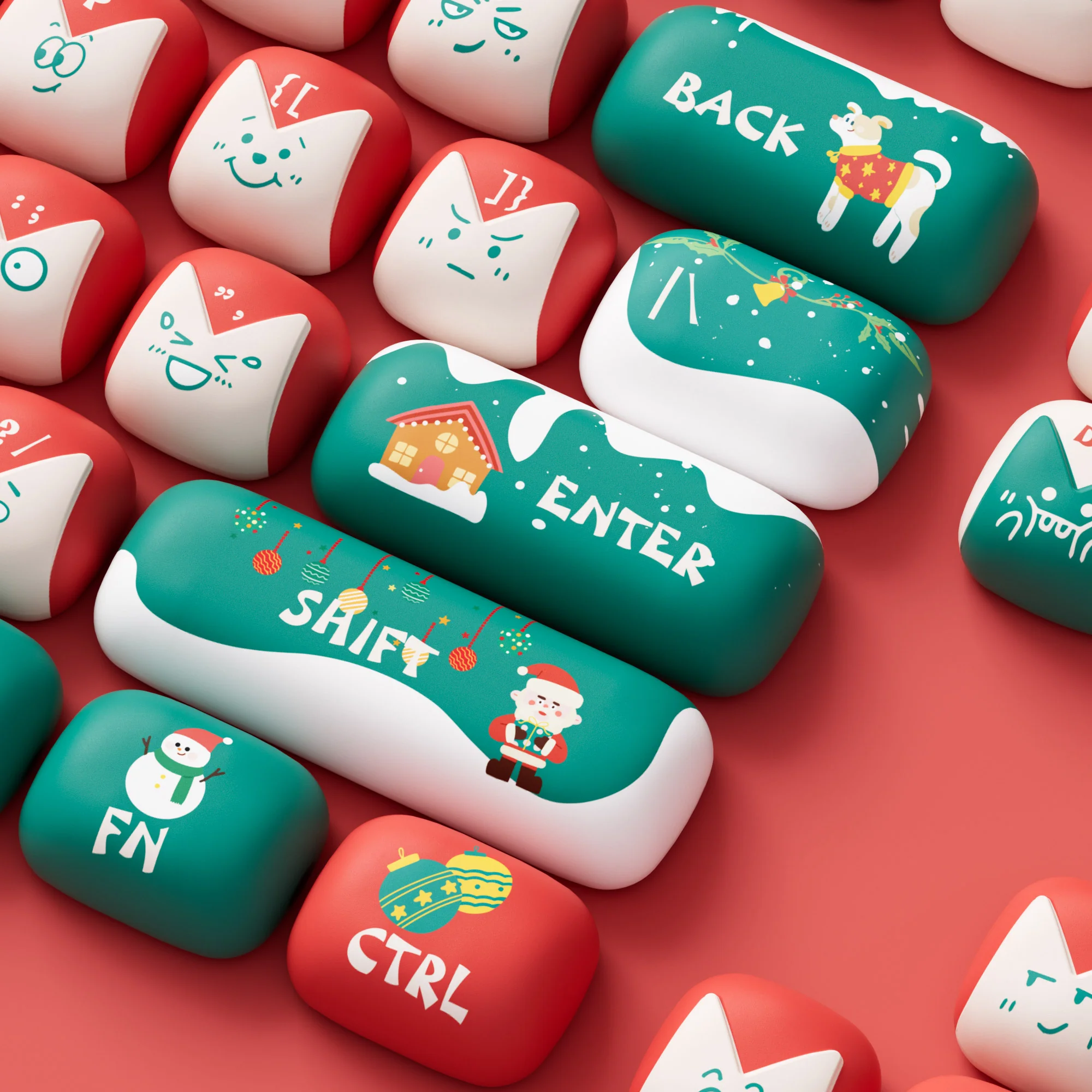 Christmas Fantasy Keycap Set (137-key) - Image 9