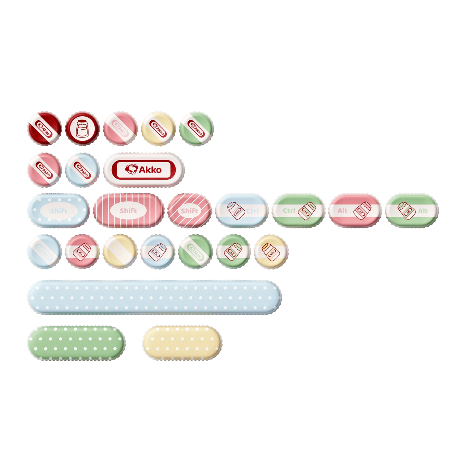 Classic BottleCap Keycaps Set (131-key) - Image 11