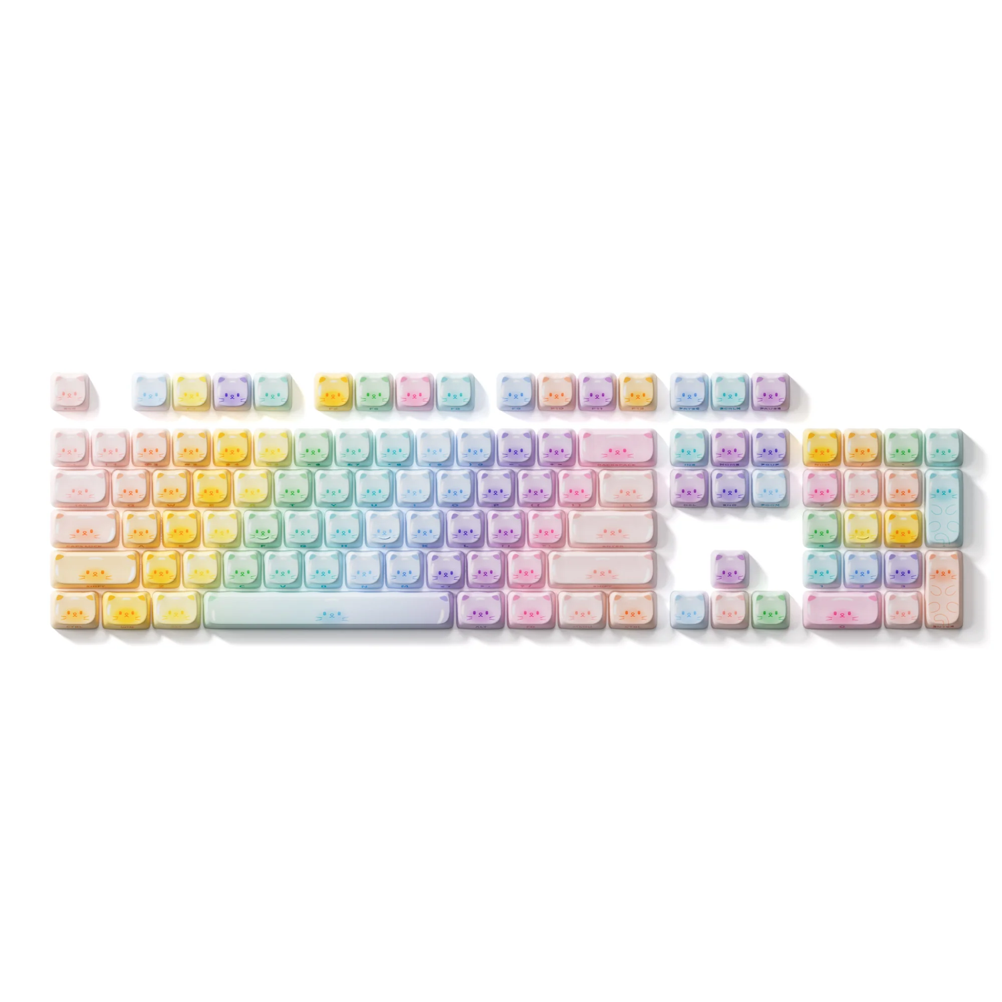 Colorful Cats Keycap Set (142-key) - Image 6