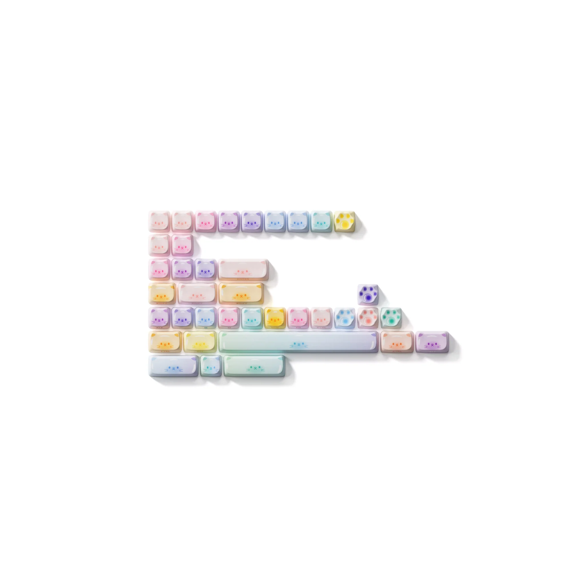 Colorful Cats Keycap Set (142-key) - Image 7