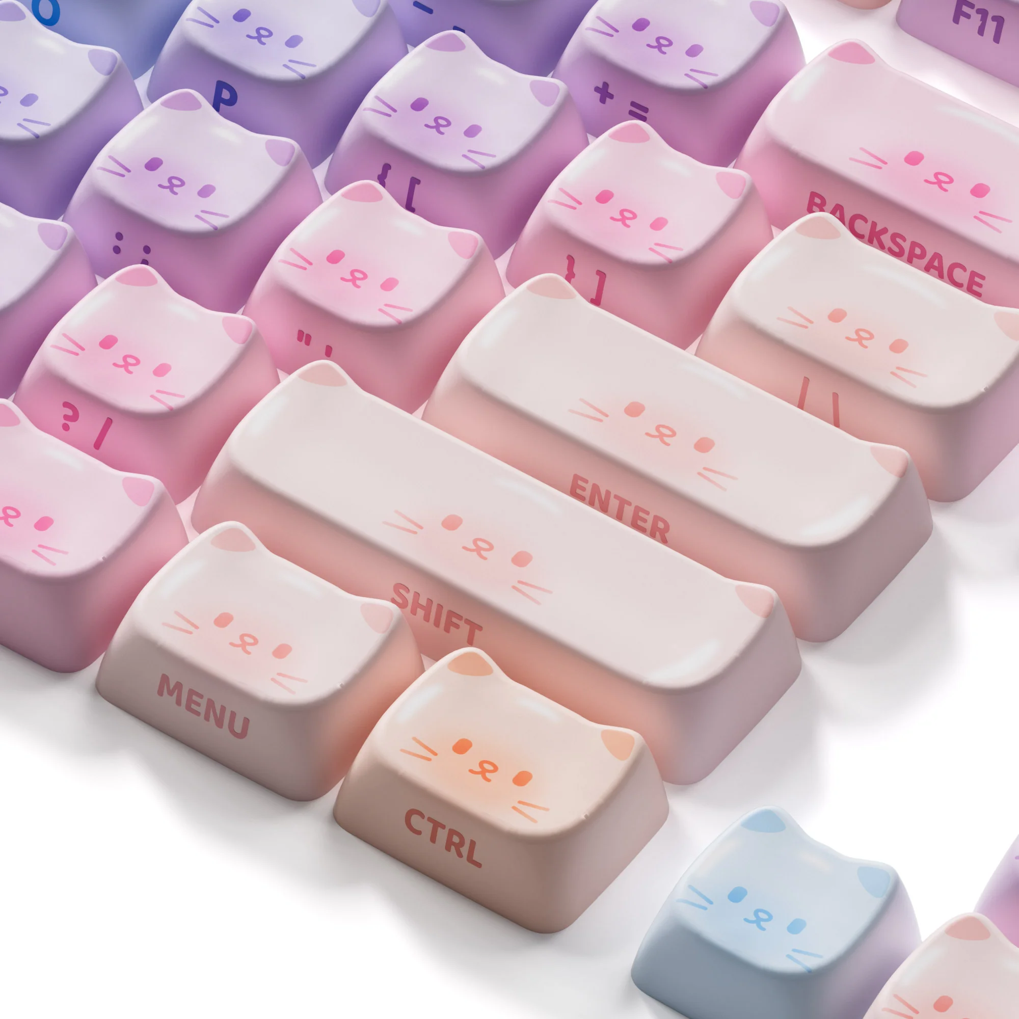 Colorful Cats Keycap Set (142-key) - Image 9