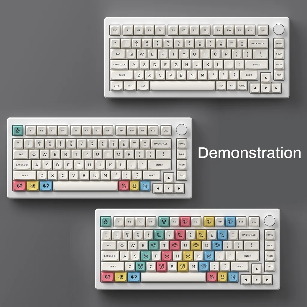 Cream Keycap Set(282-Key) - Image 3