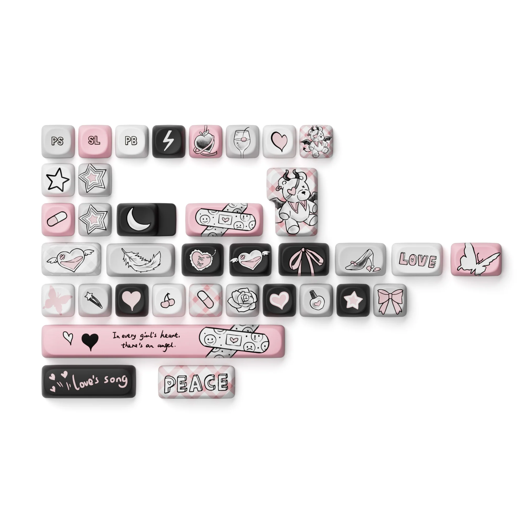 Dark Angel Keycap Set (140-key) - Image 10