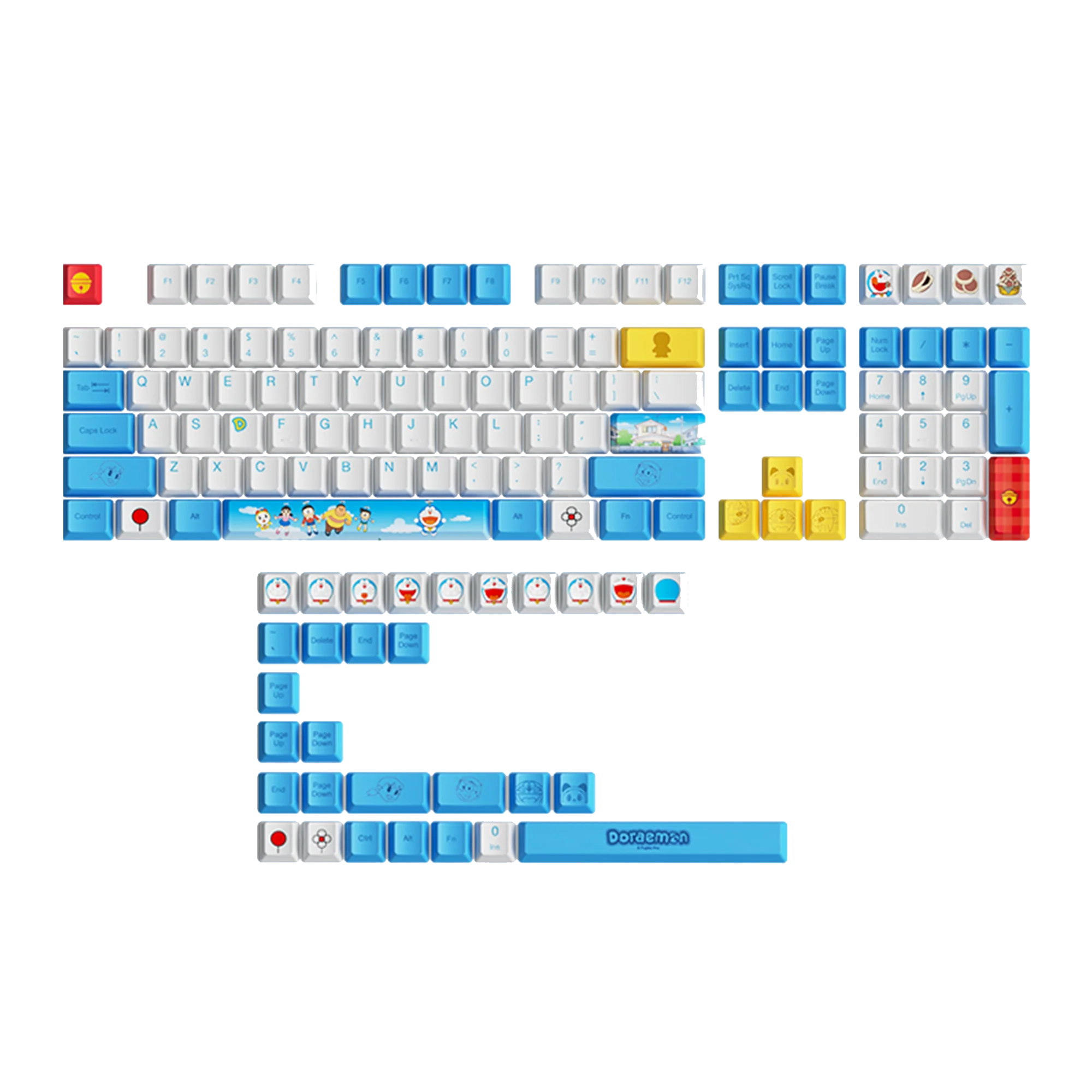 Doraemon Keycap Set(138-key)
