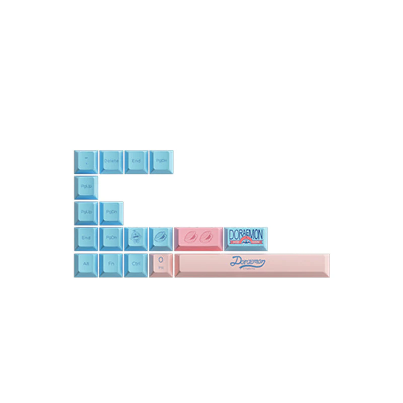 Doraemon Macaron Keycap Set(136-key) - Image 5