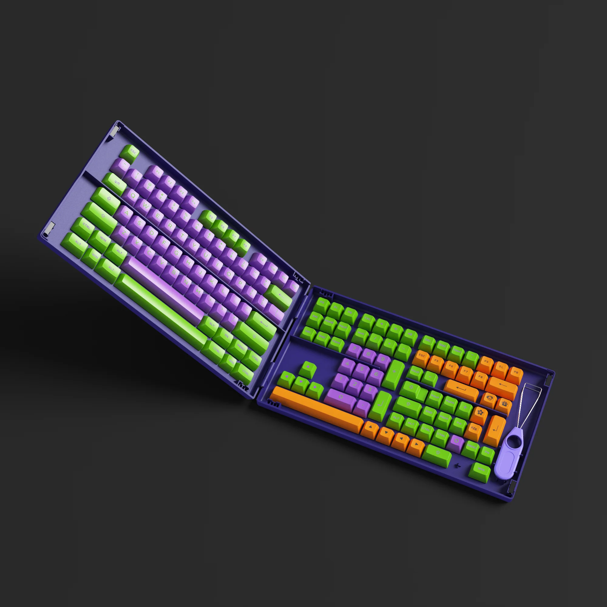 EVA-01 Themed Keycap Set (158-key) - Image 6