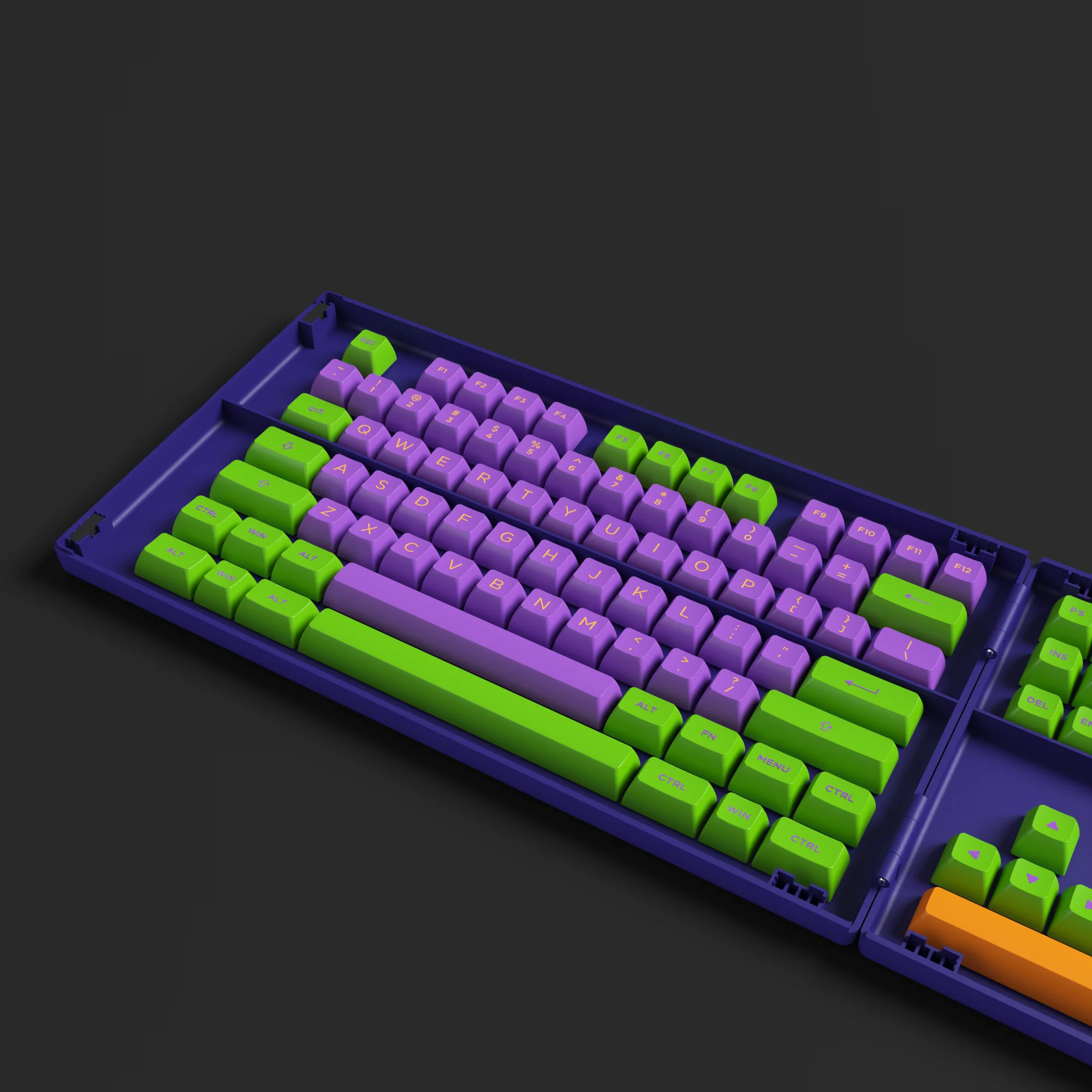 EVA-01 Themed Keycap Set (158-key) - Image 8